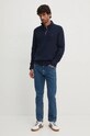 Bavlnený sveter Tommy Hilfiger MW0MW36527 tmavomodrá AW24
