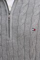 Памучен пуловер Tommy Hilfiger MW0MW36532 сив