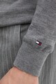 Tommy Hilfiger pulover de lana MW0MW36537 gri