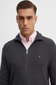 Tommy Hilfiger kardigan bawełniany szary MW0MW37327