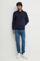Бавовняний светр Tommy Hilfiger MW0MW37331 темно-синій SS25