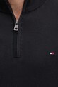 Хлопковый свитер Tommy Hilfiger MW0MW37331 чёрный