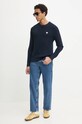 Guess Jeans sweter bawełniany M4BR30.Z3HM1 granatowy AW25