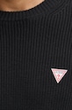 Βαμβακερό πουλόβερ Guess Jeans M4BR30.Z3HM1 μαύρο