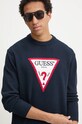 Бавовняний светр Guess Jeans темно-синій M4BR32.Z3HM1