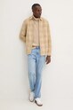 Свитер с примесью шерсти Tommy Jeans DM0DM19434 коричневый AW24