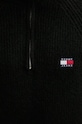 Tommy Jeans sweter z domieszką wełny DM0DM19437 czarny