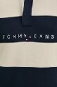 Tommy Jeans pamut pulóver DM0DM19443 sötétkék