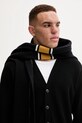 Вовняний шарф AMBUSH Knit Sweater Scarf вовна темно-синій BMMA002F24KNI0011010