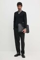 Lindbergh pulover 30.800140.BLACK negru AW24