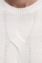 Lindbergh sweter bawełniany 30.805015.OFF.WHITE beżowy