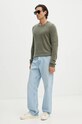 ZADIG&VOLTAIRE kasmír pulóver KMSW00664 zöld AW24