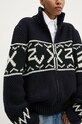 ZADIG&VOLTAIRE cardigan din lana KMCA00225 bleumarin