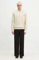 Fred Perry cotton sweatshirt Half Zip Sweatshirt M3574.W69 beige