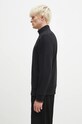 Pamučna dukserica Fred Perry Half Zip Sweatshirt M3574.X56 crna AW24