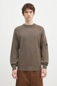 Шерстяной свитер C.P. Company Knitwear Crew Neck In Re-Wool остальные бежевый 17CMKN228A006595A
