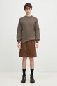Шерстяной свитер C.P. Company Knitwear Crew Neck In Re-Wool 17CMKN228A006595A