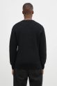 Odzież C.P. Company sweter wełniany Knitwear Crew Neck In Re-Wool 17CMKN228A006595A czarny