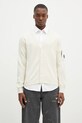 Μάλλινη ζακέτα C.P. Company Knitwear Cardigan In Re-Wool μαλλί μπεζ 17CMKN253A006595A