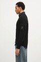 Vuneni kardigan C.P. Company Knitwear Cardigan In Re-Wool 17CMKN253A006595A crna AW24