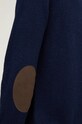 Vlněný svetr Hackett London HM703239 námořnická modř