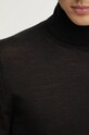 Hackett London pulover de lana HM703264 negru