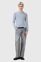 AllSaints sweter wełniany MODE M002KZ niebieski