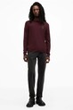 AllSaints sweter wełniany MODE bordowy M002KZ