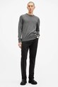 Шерстяной свитер AllSaints MODE серый M002KZ