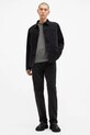 Шерстяной свитер AllSaints MODE M002KZ серый
