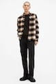 Μάλλινο πουλόβερ AllSaints MODE M002KZ καφέ