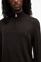 AllSaints pulover de lana KILBURN ZIP FUNNEL M082KB maro AW24