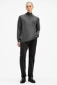 Шерстяной свитер AllSaints KILBURN ZIP FUNNEL серый M082KB