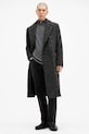 AllSaints pulover de lana KILBURN ZIP FUNNEL M082KB gri