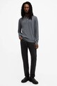 Одяг Вовняний светр AllSaints MODE MERINO M085KB темно-синій