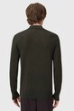 AllSaints sweter wełniany MODE MERINO M085KB brązowy NC25
