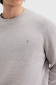 AllSaints sweter ASPEN CREW M089KB szary AW25