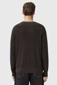 Odzież AllSaints sweter z domieszką wełny ASPEN CREW M089KB brązowy