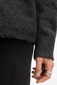 Odzież AllSaints sweter z wełną LUKA CREW M093KB czarny