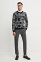 Bavlnený sveter Karl Lagerfeld 541306.655091 čierna AW24