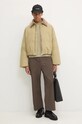 Вовняний светр Nanushka STONO NM24PFSW00372 зелений AW24