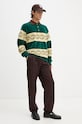 Drôle de Monsieur bluza Le Polo Sweat TressE E.PL133.CO171.DGN verde AW24