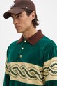 Drôle de Monsieur bluza Le Polo Sweat TressE verde E.PL133.CO171.DGN