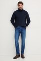 Sisley pulover din amestec de lana 1176S200T bleumarin AW24