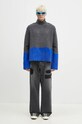 A-COLD-WALL* woolen jumper Saturate Knit High Neck ACWMK171 gray