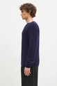 Vlněný svetr Norse Projects Birnir Brushed Lambswool N45.0520.7004 námořnická modř AW24