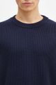 Вълнен пуловер Norse Projects Henning Merino Crew тъмносин N45.0561.7004