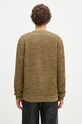 Odzież Norse Projects kardigan wełniany Loki Wool Cotton Rib Cardigan N45.0618.8096 zielony