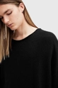 AllSaints maglione in cotone SEARS LS CREW M003JB nero AW24