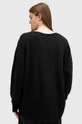 AllSaints maglione in cotone SEARS LS CREW nero M003JB